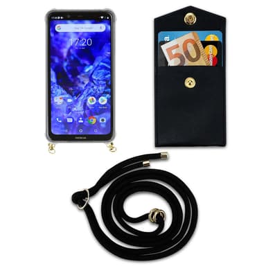 Nokia 5.1 PLUS / X5 Suojakuori Kotelo (Musta)