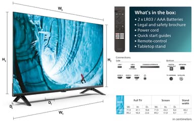 Philips 32" 32PHS6009 HD LED televisio (2024)