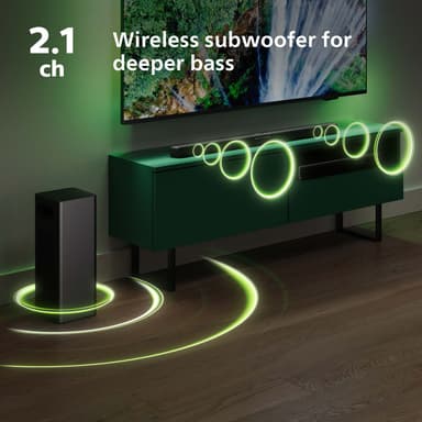 Philips TAB6309 Soundbar 2.1 (sisältää langattoman bassokaiuttimen)
