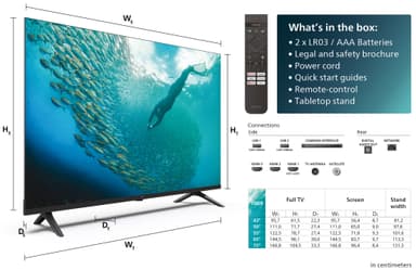 Philips 55" PUS7009 4K LED televisio (2024)