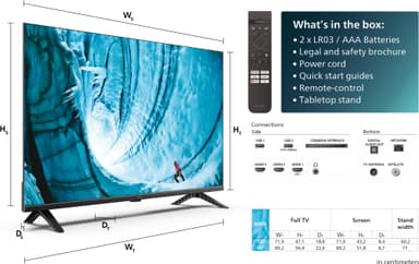 Philips 40" 40PFS6009 FHD LCD älytelevisio (2024)