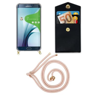 Samsung Galaxy S6 EDGE Suojakuori Kotelo (Pinkki)