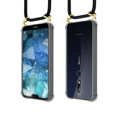 Nokia 7.1 Suojakuori Kotelo (Musta)