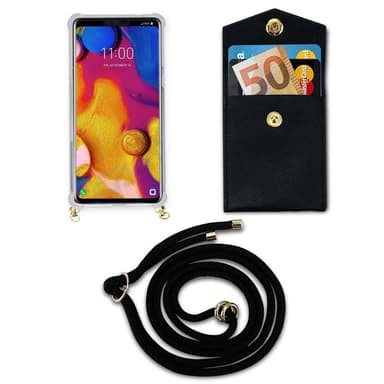 LG V40 Suojakuori Kotelo (Musta)