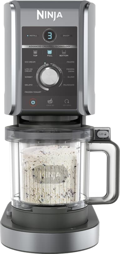 Ninja CREAMi Deluxe jäätelökone NC501EU (musta/hopea)
