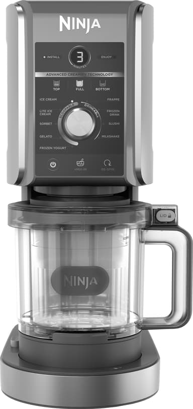 Ninja CREAMi Deluxe jäätelökone NC501EU (musta/hopea)