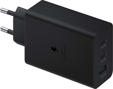 Samsung Trio virta-adapteri USB-C/USB-A (65 W)