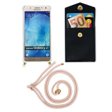 Samsung Galaxy J7 2015 Suojakuori Kotelo (Pinkki)