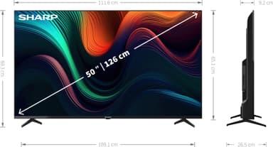 Sharp 50" GL4760E 4K LED televisio (2024)