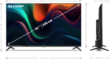 Sharp 43" GL4760E 4K LED televisio (2024)
