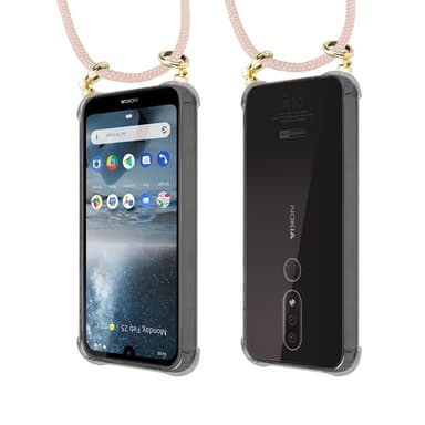 Nokia 4.2 Suojakuori Kotelo (Vaaleanpunainen)
