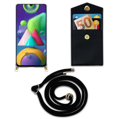 Samsung Galaxy M21 / M30s Suojakuori Kotelo (Musta)