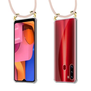 Samsung Galaxy A21 Suojakuori Kotelo (Vaaleanpunainen)