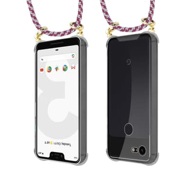Google PIXEL 3 XL Suojakuori Kotelo (Punainen)