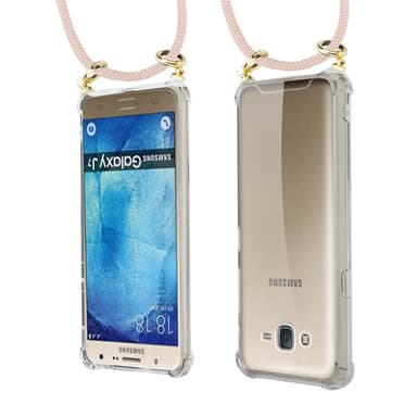 Samsung Galaxy J7 2015 Suojakuori Kotelo (Pinkki)