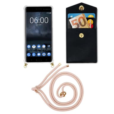 Nokia 5 2017 Suojakuori Kotelo (Vaaleanpunainen)