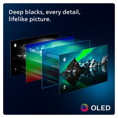 Philips 65" OLED759 4K OLED Ambilight televisio (2024)