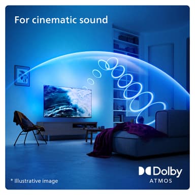 Philips 75" 75PUS8079 4K LED Ambilight älytelevisio (2024)