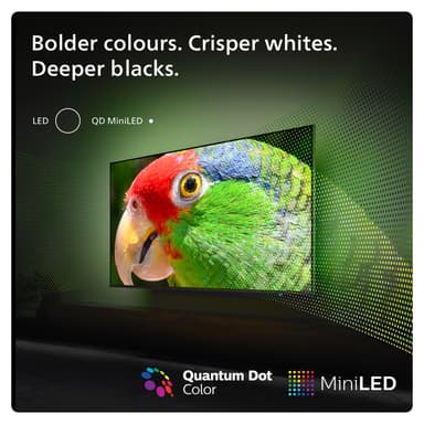 Philips 75” The Xtra PML9009 4K QD Mini-LED Ambilight televisio (2024)