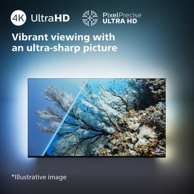 Philips 50" PUS8349 4K LED Ambilight älytelevisio (2024)