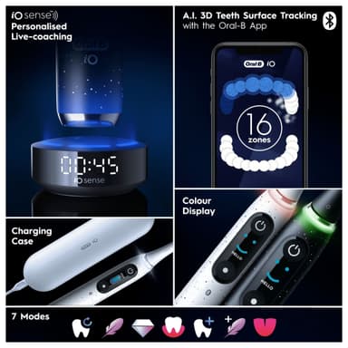 Oral-B iO 10 sähköhammasharja 387132 (Cosmic Black)