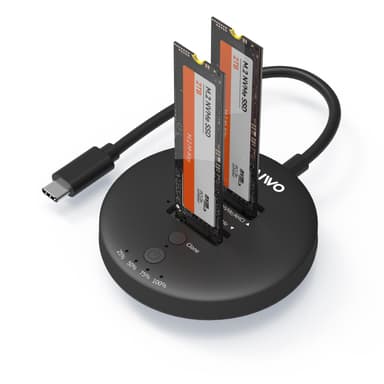 Maiwo USB3.2 NVMe M.2 SSD-kloonitelakointiasema