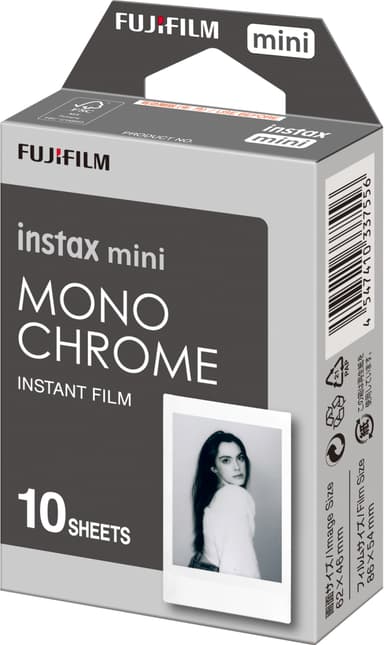 Fujifilm Instax Mini Monochrome pikafilmi (10 kpl)