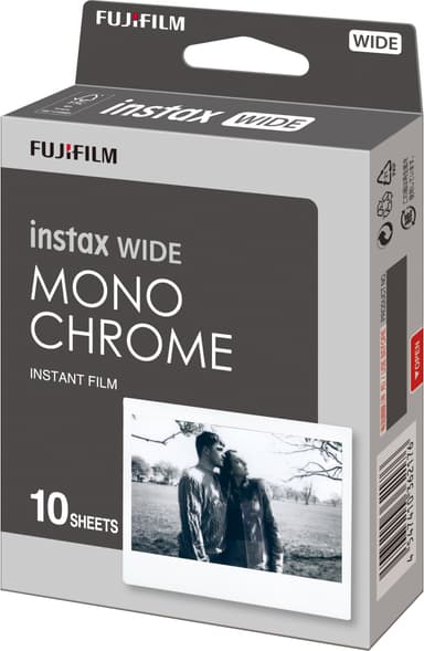Fujifilm Instax Wide Monochrome pikafilmi (10 kpl)