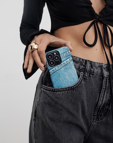 Printed Case iPhone 12/12P Denim Bliss