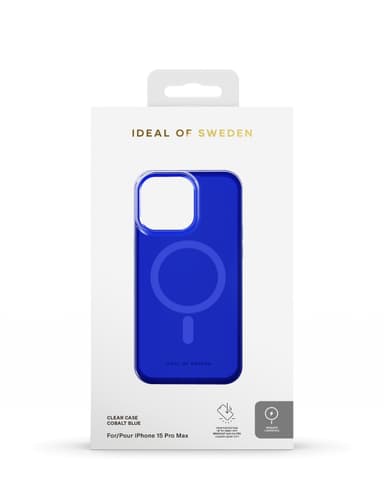 Clear Case MagSafe iPhone 15PM Cobalt Blue