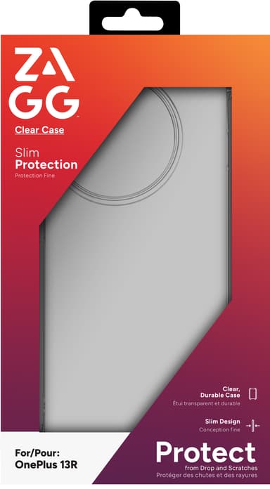 Zagg OnePlus 13R kirkas suojakuori