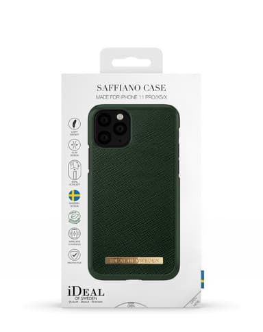 Saffiano Case iPhone 11/XR Green