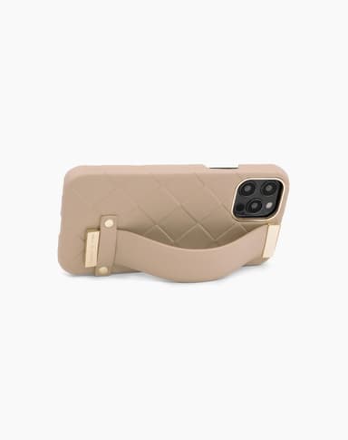 Statement Case iPhone 12/12P Braided Light Camel