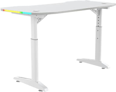 Piranha Base 120 RGB pelipöytä (valkoinen)
