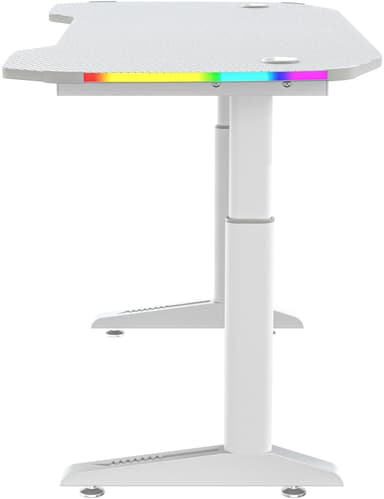 Piranha Base 120 RGB pelipöytä (valkoinen)