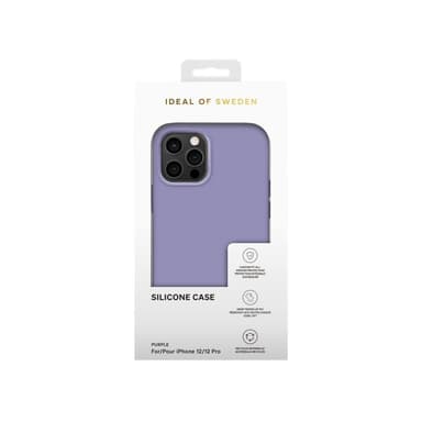 Silicone Case iPhone 12/12P Purple