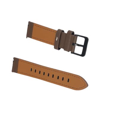 Ranneke aitoa nahkaa Ruskea Garmin Vivoactive3 / Vivoactive 3 Music / Venu / Venu 2 Plus / Venu Sq, Huami Amazfit GTS 2E / GTS 2 Mini / GTS 2 / Pop Pro