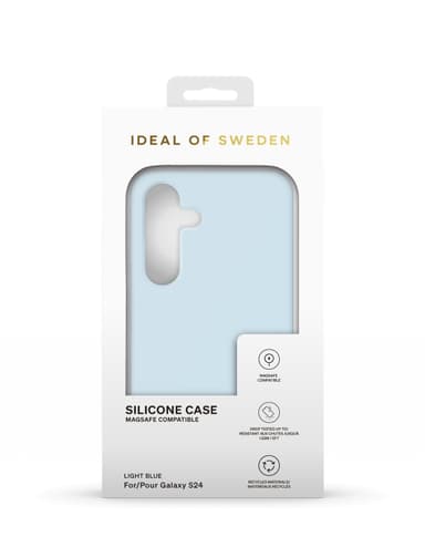 Silicone Case MagSafe Galaxy S24 Light Blue