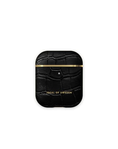 Atelier AirPods Case Jet Black Croco Rcyld Mtr