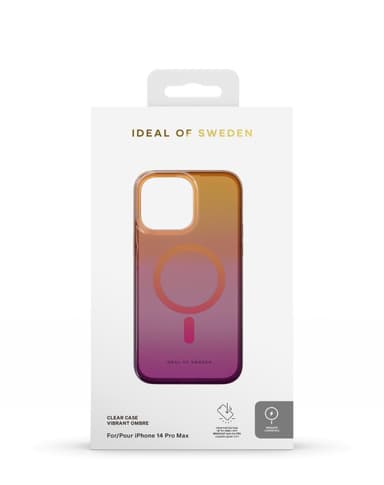 Clear Case MagSafe iPhone 14PM Vibrant Ombre