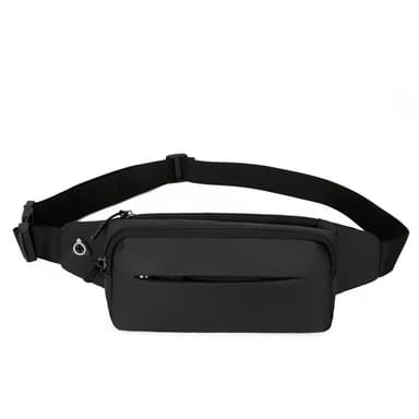 Canvas fanny-reppu Musta