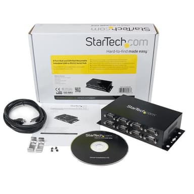 StarTech.com ICUSB2328I, USB 2.0 Type-B, Sarja, Musta, Terästä, Toiminta/Seikkailu, 5 V