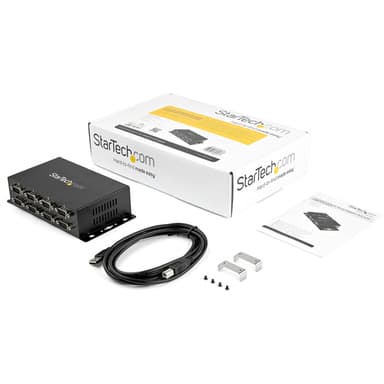 StarTech.com ICUSB2328I, USB 2.0 Type-B, Sarja, Musta, Terästä, Toiminta/Seikkailu, 5 V