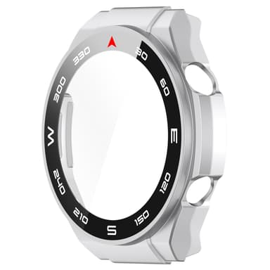 Älykellokotelo näytönsuojalla Hopea Huawei Watch Ultimate