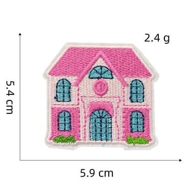Silitä vaatteiden korjauslaastareita Pinkki sarja