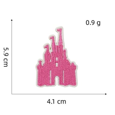 Silitä vaatteiden korjauslaastareita Pinkki sarja