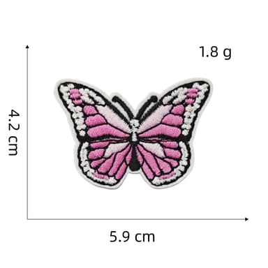 Silitä vaatteiden korjauslaastareita Pinkki sarja
