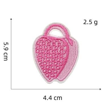 Silitä vaatteiden korjauslaastareita Pinkki sarja