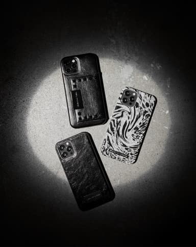 Statement Case iPhone 12 PRO MAX Platinum Black