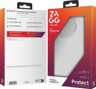 Zagg OnePlus 13 kirkas suojakuori